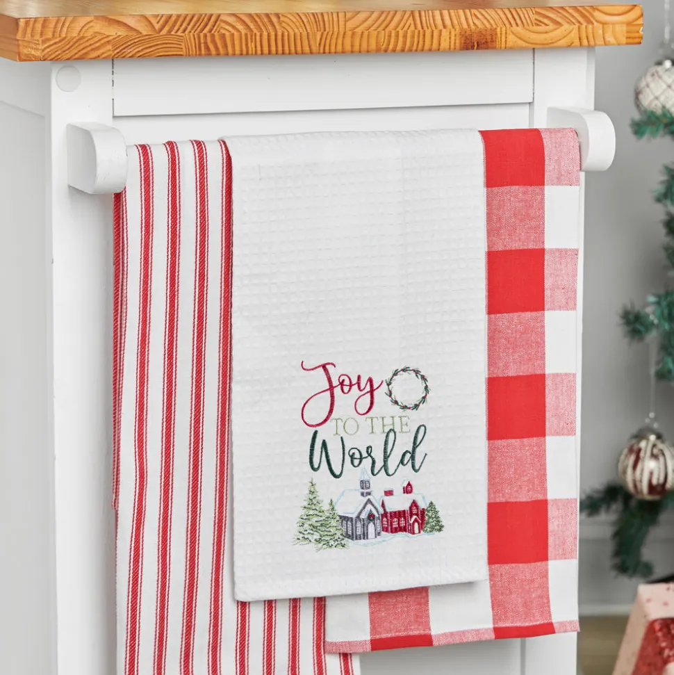 joy_to_the_world_waffle_w_3.webp Joy To The World Waffle Weave Towel