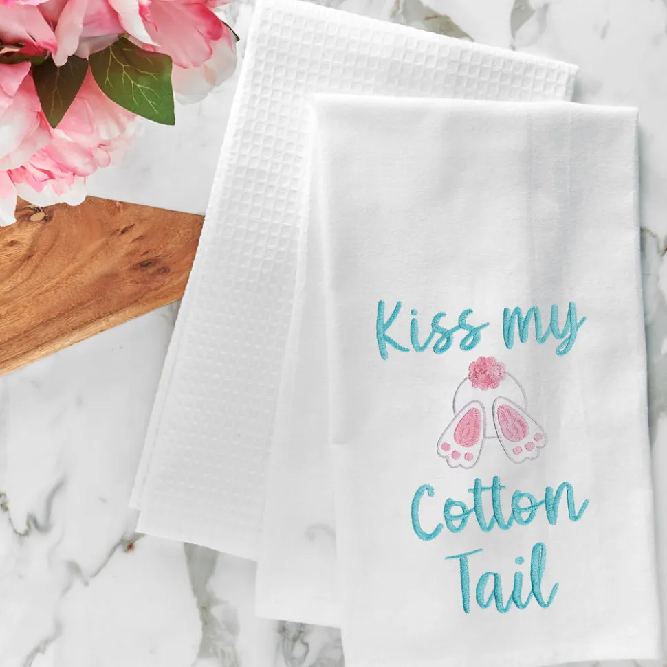 kiss_me_cotton_tail_kitch_2.webp Kiss Me Cotton Tail Kitchen Towel