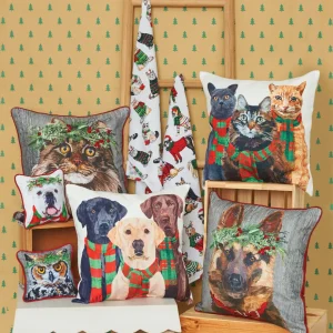 Lab Scarves Trio Pillow