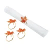 Maple Leaf Napkin Rings, Set of 4