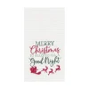 Merry Christmas & Goodnight Waffle Weave Towel