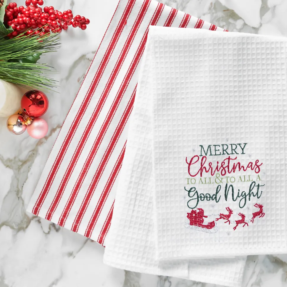 merry_christmas__goodnigh_1.webp Merry Christmas & Goodnight Waffle Weave Towel