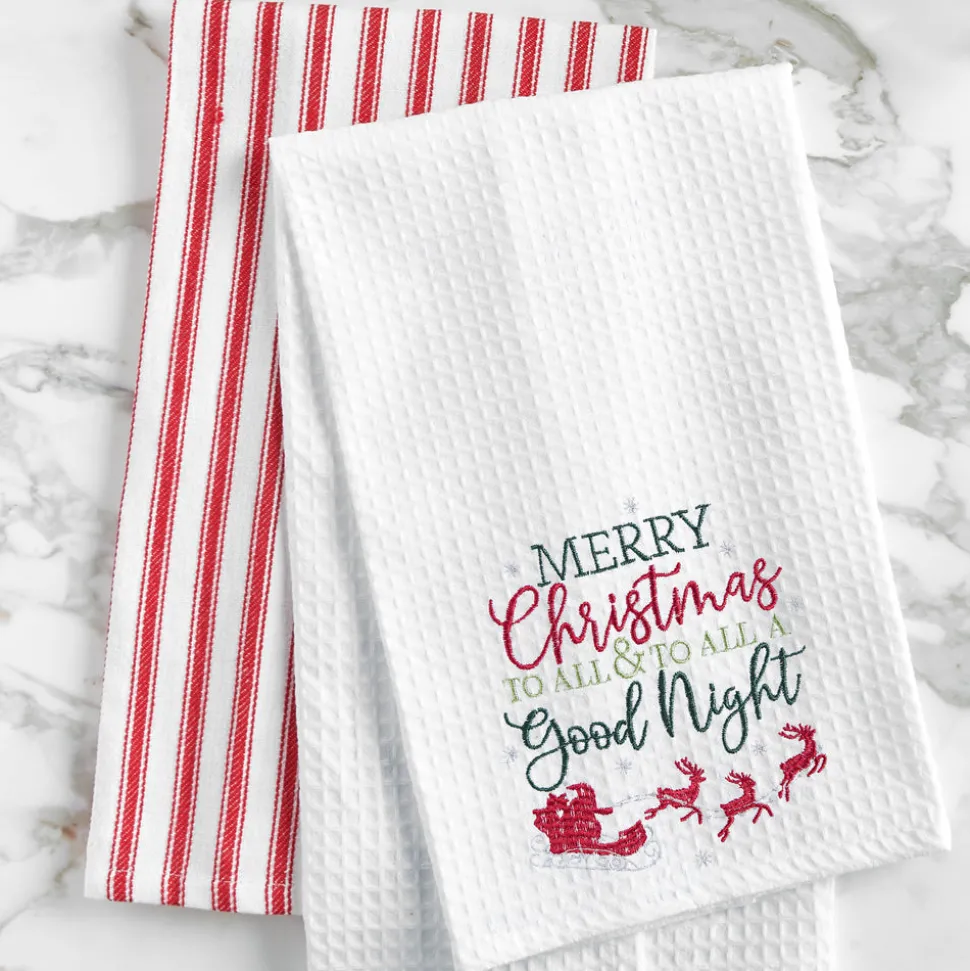 merry_christmas__goodnigh_2.webp Merry Christmas & Goodnight Waffle Weave Towel