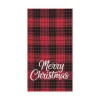 Merry Christmas Plaid Kitchen Towel