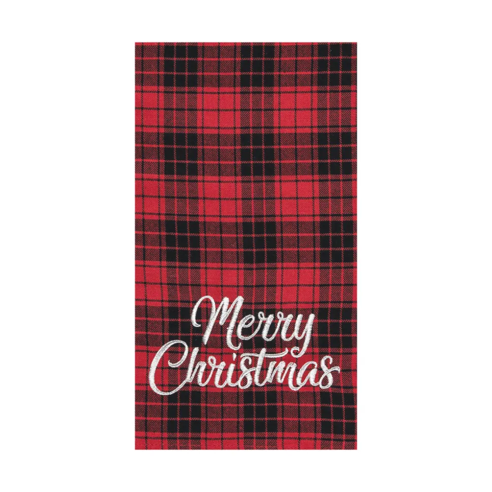 merry_christmas_plaid_kit_0.webp Merry Christmas Plaid Kitchen Towel