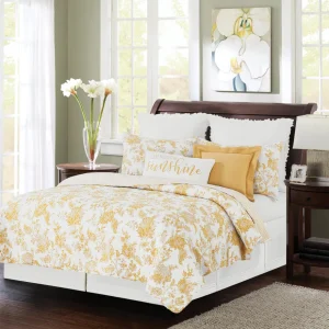 Miriam Ochre Quilt Set