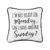 Monday Sunday Decorative Pillow