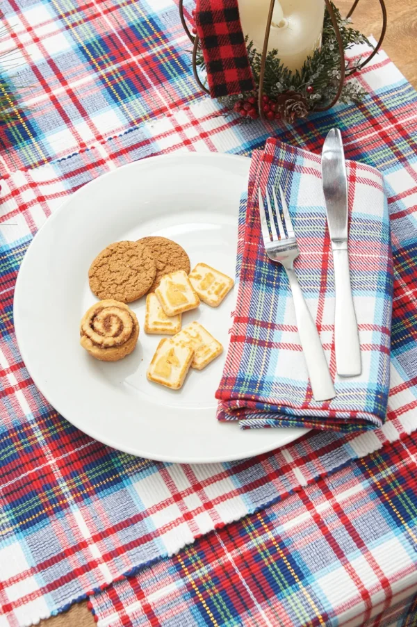 Morris Plaid Table Linens