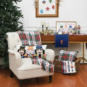 Morris Plaid Throw