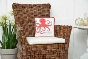 Octopus Seaside Pillow