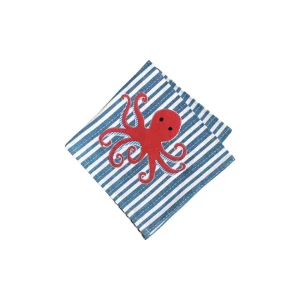 Octopus Stripe Napkin