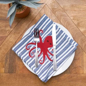 Octopus Stripe Napkin