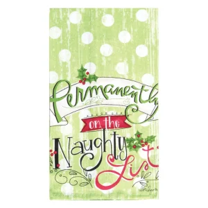 On The Naughty List Kitchen Towel