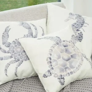 Pebble Turtle Indoor Outdoor Pillow
