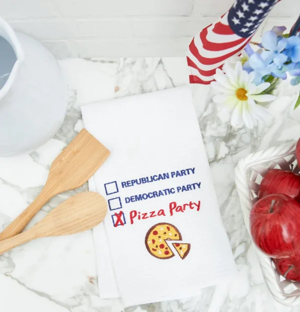 Pizza Party Kitchen Towel