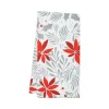 Poinsettia Christmas Kitchen Towel