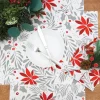 Poinsettia Christmas Table Linens