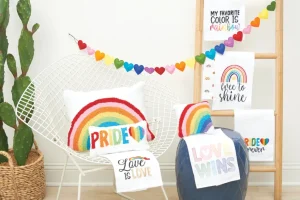 Rainbow Pride Decorative Pillow