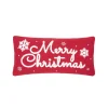 Red & White Christmas Decorative Pillow