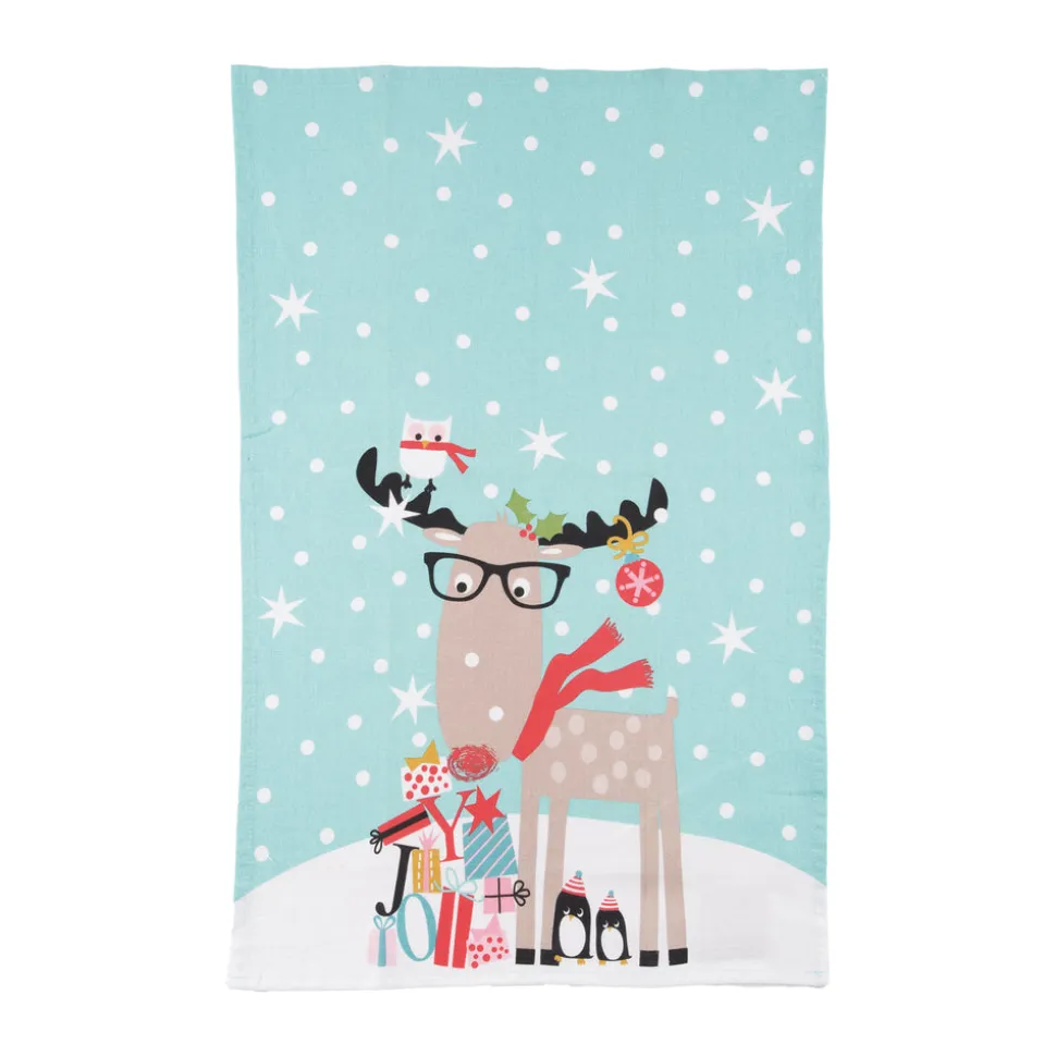 reindeer__friends_kitchen_0.webp Reindeer & Friends Kitchen Towel