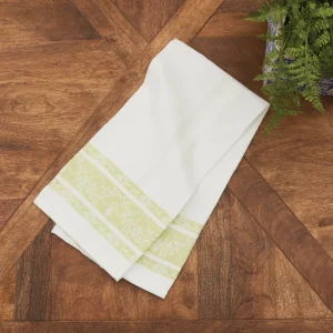 Rose Trellis Jacquard Kitchen Towel