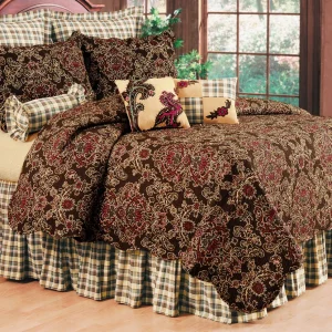 Rustic Damask Decorative Pillow