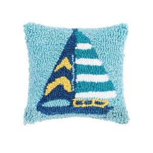 Sailboat Stripe Decorative Pillow