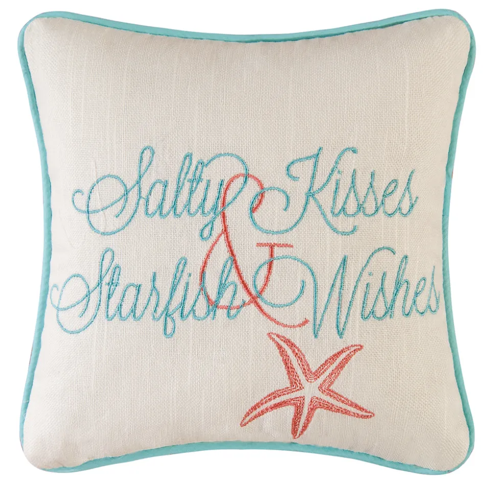 salty_kisses_and_starfish_0.webp Salty Kisses and Starfish Wish Decorative Pillow