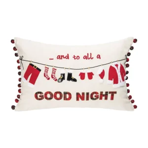Santa Suit Clothesline Pillow