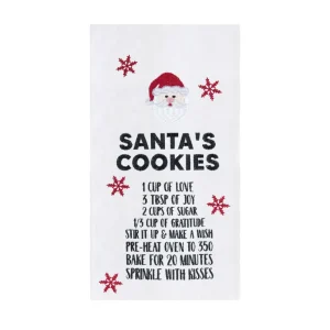 Santa's Cookies Flour Sack Towel