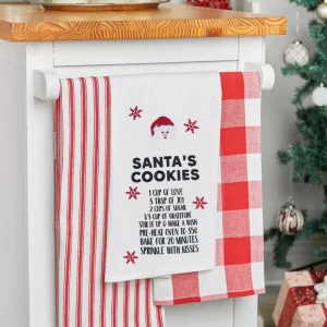 Santa's Cookies Flour Sack Towel