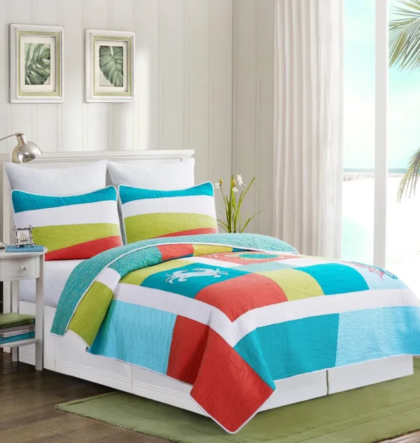 Santorini Quilt Set