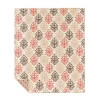 Shabby Chic Brown Quilted Throw