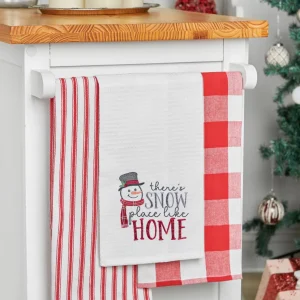Snow Place Like Home Waffle Weave Towel