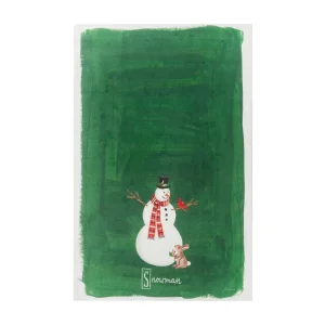 Snowman Alphabet Kitchen Towel