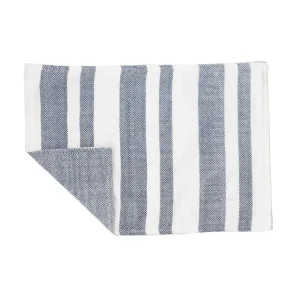 Sol Stripe Indigo Table Linens