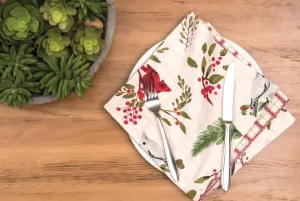 Sprig Birds Table Linens
