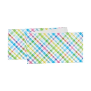 Spring Blossom Plaid Table Linens