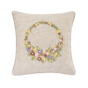 Spring Wreath Pillow