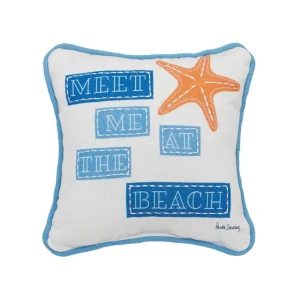 Starfish At the Beach Pillow