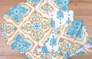 Terrace Medallion Quilted Table Linens