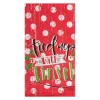 Tied Up With Tinsel Kitchen Towel