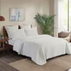 Trellis White Quilt Set