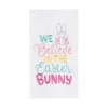 We Believe in The Easter Bunny Kitchen Towel