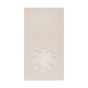 White Snowflake Kitchen Towel