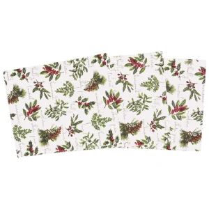 Winter Botanical Table Linens