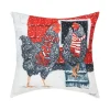 Winter Chicken Pillow