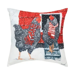 Winter Chicken Pillow