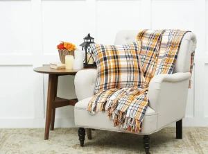 Zelda Plaid Throw